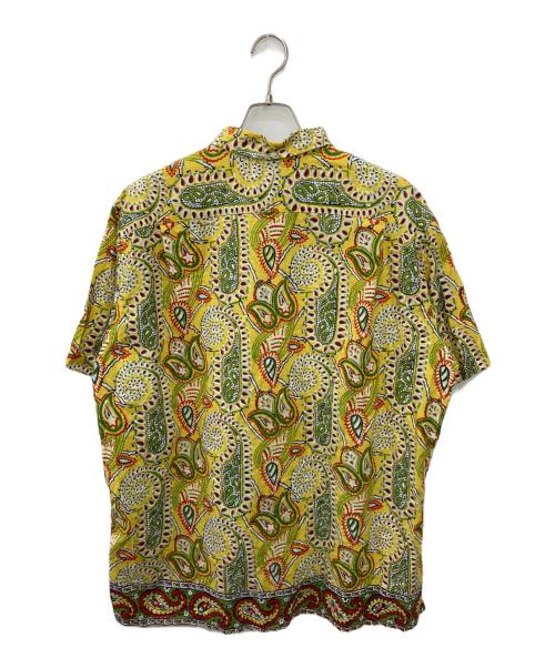 RALPH LAUREN（ラルフローレン）RALPH LAUREN (ラルフローレン) ペイズリーコットンS/Sシャツ イエロー サイズ:Ｌの古着・服飾アイテム