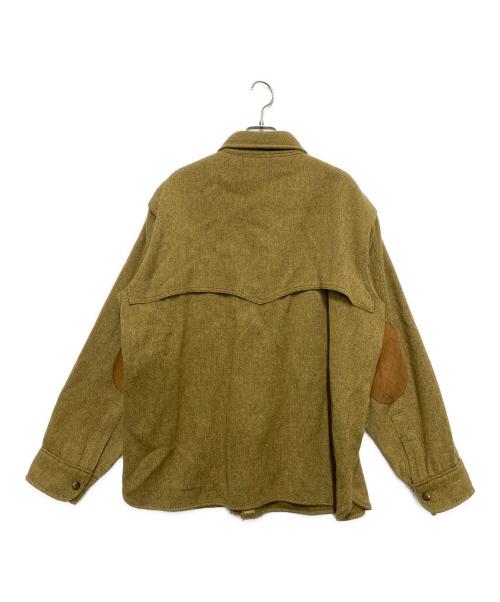WOOLRICH（ウールリッチ）WOOLRICH (ウールリッチ) スウェード切替ウールジャケット ベージュ サイズ:XLの古着・服飾アイテム