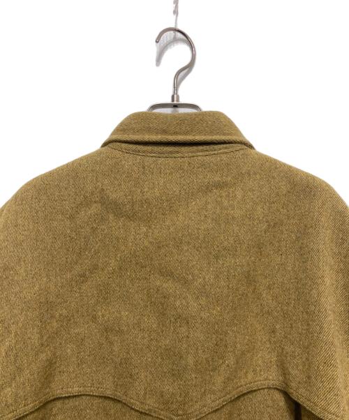 WOOLRICH（ウールリッチ）WOOLRICH (ウールリッチ) スウェード切替ウールジャケット ベージュ サイズ:XLの古着・服飾アイテム