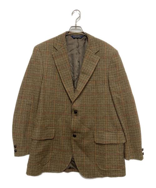 BROOKS BROTHERS（ブルックスブラザーズ）BROOKS BROTHERS (ブルックスブラザーズ) ツイード2Bジャケット ブラウン サイズ:SIZE 42の古着・服飾アイテム