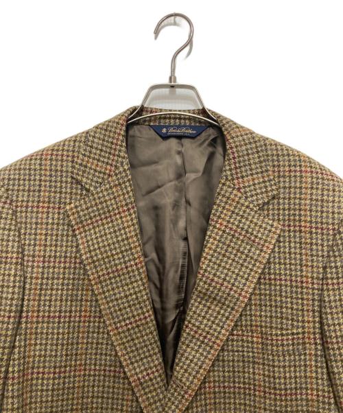 BROOKS BROTHERS（ブルックスブラザーズ）BROOKS BROTHERS (ブルックスブラザーズ) ツイード2Bジャケット ブラウン サイズ:SIZE 42の古着・服飾アイテム
