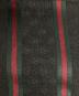 GUCCI (グッチ) GG柄 ウールシルクフリンジストール ブラック 未使用品：18000円
