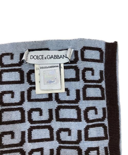 DOLCE & GABBANA（ドルチェ＆ガッバーナ）DOLCE & GABBANA (ドルチェ＆ガッバーナ) ストール ブラウン×グレーの古着・服飾アイテム