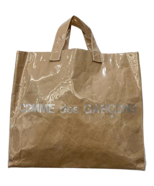 COMME des GARCONS（コムデギャルソン）COMME des GARCONS (コムデギャルソン) PVCトートバッグ ベージュの古着・服飾アイテム
