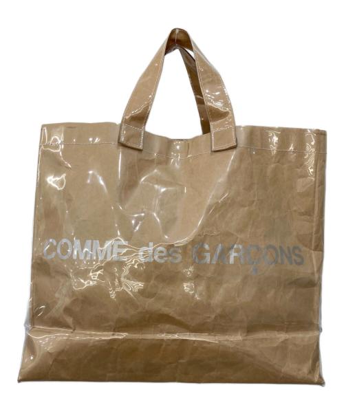 COMME des GARCONS（コムデギャルソン）COMME des GARCONS (コムデギャルソン) PVCトートバッグ ベージュの古着・服飾アイテム