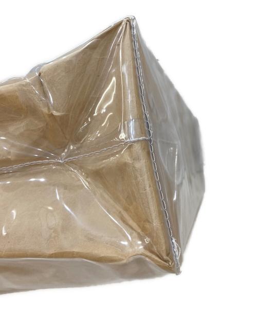 COMME des GARCONS（コムデギャルソン）COMME des GARCONS (コムデギャルソン) PVCトートバッグ ベージュの古着・服飾アイテム