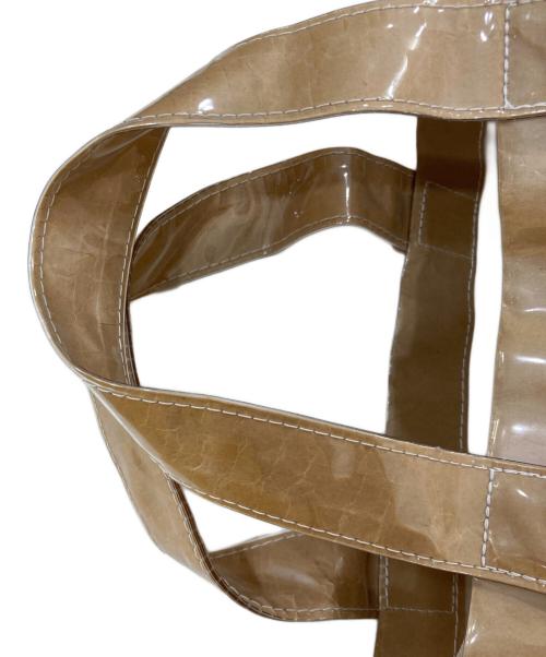 COMME des GARCONS（コムデギャルソン）COMME des GARCONS (コムデギャルソン) PVCトートバッグ ベージュの古着・服飾アイテム