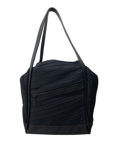 PLEATS PLEASE（プリーツプリーズ）PLEATS PLEASE (プリーツプリーズ) BIAS PLEATS BAG ブラックの古着・服飾アイテム