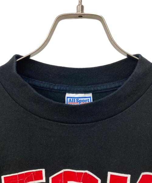 ALL SPORT（オールスポーツ）ALL SPORT (オールスポーツ) プリントTシャツ ブラック サイズ:Ｌの古着・服飾アイテム