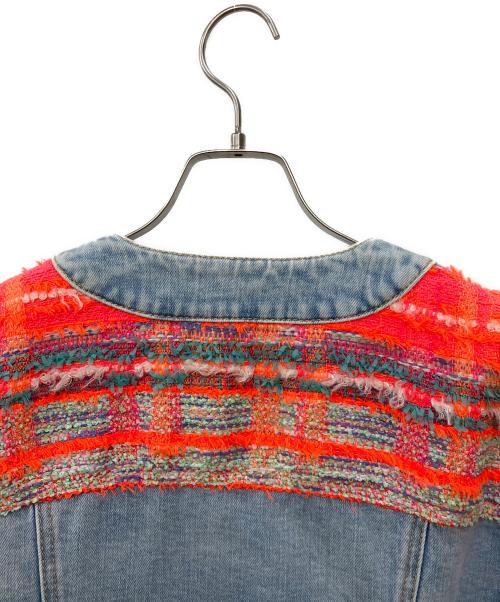 DSQUARED2（ディースクエアード）DSQUARED2 (ディースクエアード) パネルデニムジャケット インディゴ サイズ:34の古着・服飾アイテム