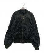 ALPHAアルファ）の古着「フライトジャケット」｜ブラック