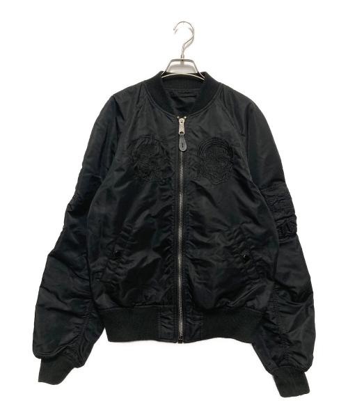 ALPHA（アルファ）ALPHA (アルファ) フライトジャケット ブラック サイズ:Lの古着・服飾アイテム