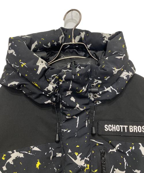 Schott（ショット）Schott (ショット) 2TONE REAL DOWN PARKA ブラック サイズ:Ⅿの古着・服飾アイテム