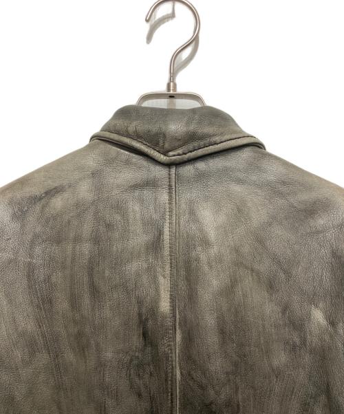 Schott（ショット）Schott (ショット) レザージャケット グレー サイズ:Mの古着・服飾アイテム
