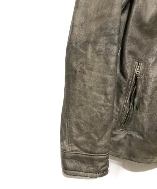 Schott（ショット）Schott (ショット) レザージャケット グレー サイズ:Mの古着・服飾アイテム