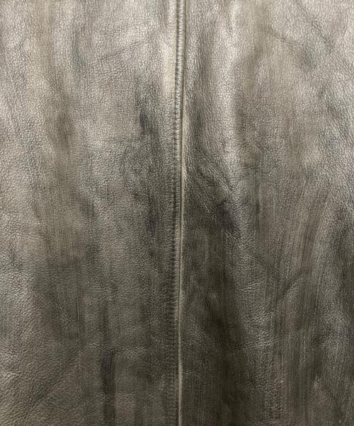 Schott（ショット）Schott (ショット) レザージャケット グレー サイズ:Mの古着・服飾アイテム