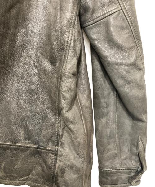 Schott（ショット）Schott (ショット) レザージャケット グレー サイズ:Mの古着・服飾アイテム