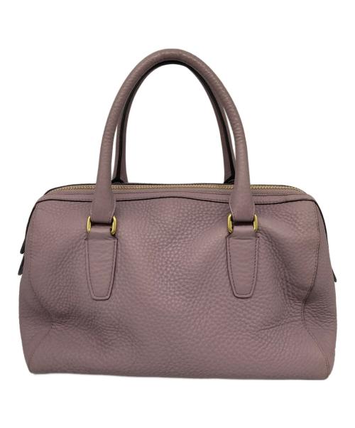 COACH（コーチ）COACH (コーチ) ミニボストンバッグ ピンクの古着・服飾アイテム