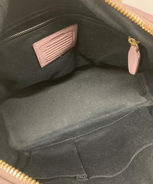 COACH（コーチ）COACH (コーチ) ミニボストンバッグ ピンクの古着・服飾アイテム