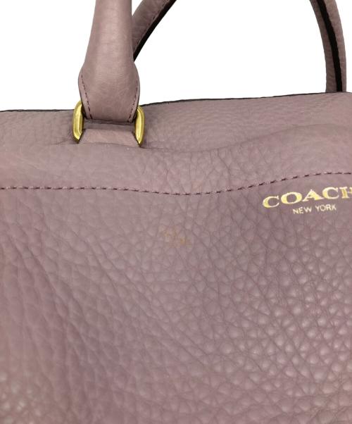 COACH（コーチ）COACH (コーチ) ミニボストンバッグ ピンクの古着・服飾アイテム
