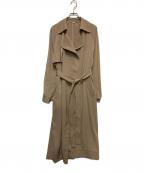 Mila Owenミラオーウェン）の古着「落ち感ラグラントレンチコート」｜ベージュ