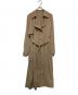 Mila Owen（ミラオーウェン）の古着「落ち感ラグラントレンチコート」｜ベージュ