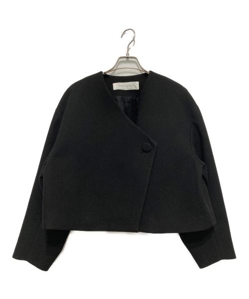 PLAIN PEOPLE（プレインピープル）PLAIN PEOPLE (プレインピープル) スポンジダブルフェイスショートジャケット ブラック サイズ:3の古着・服飾アイテム