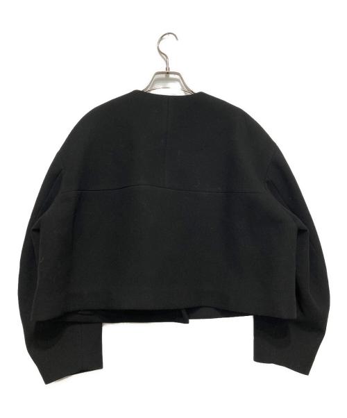 PLAIN PEOPLE（プレインピープル）PLAIN PEOPLE (プレインピープル) スポンジダブルフェイスショートジャケット ブラック サイズ:3の古着・服飾アイテム