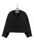 PLAIN PEOPLE（プレインピープル）の古着「スポンジダブルフェイスショートジャケット」｜ブラック