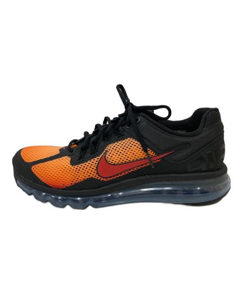 NIKE（ナイキ）NIKE (ナイキ) AIR MAX 2013 ブラック×オレンジ サイズ:27.5㎝の古着・服飾アイテム