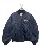 AVIREXアヴィレックス）の古着「MA-1 LIGHT TOMCAT」｜ネイビー