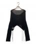 AMERI (アメリ) SHINY LOOSE KNIT SHORT TOP ブラック サイズ:FREE：5000円