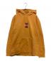 stussy（ステューシー）の古着「Bars Logo Applique Pullover Hoodie」｜イエロー