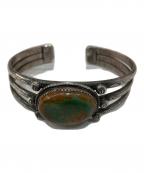 Sonny Spruceソニー スプルース）の古着「ターコイズ シルバーバングル」｜シルバー