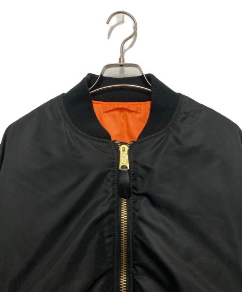 ALPHA（アルファ）ALPHA (アルファ) リバーシブルMA-1ジャケット ブラック×オレンジ サイズ:XLの古着・服飾アイテム