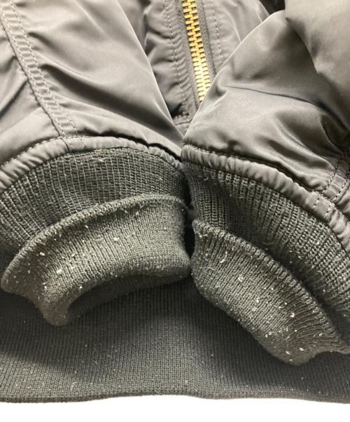 ALPHA（アルファ）ALPHA (アルファ) リバーシブルMA-1ジャケット ブラック×オレンジ サイズ:XLの古着・服飾アイテム