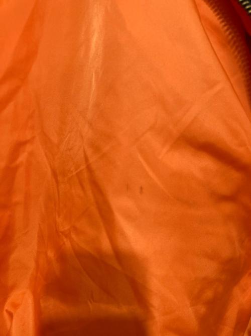 ALPHA（アルファ）ALPHA (アルファ) リバーシブルMA-1ジャケット ブラック×オレンジ サイズ:XLの古着・服飾アイテム