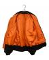 中古・古着 ALPHA (アルファ) リバーシブルMA-1ジャケット ブラック×オレンジ サイズ:XL：6000円