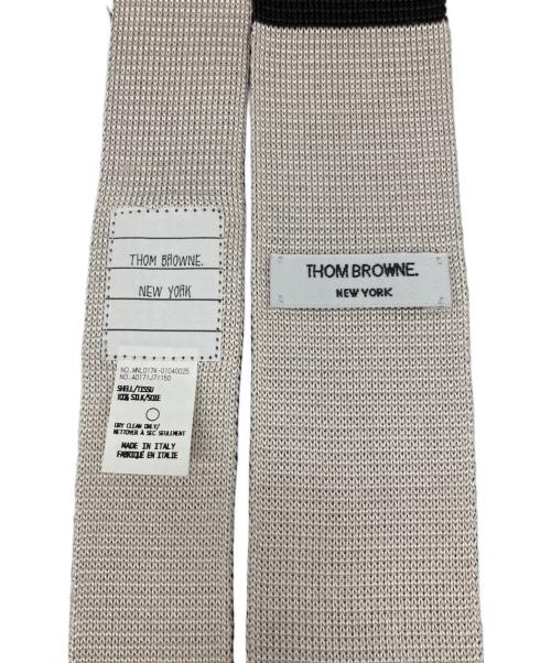 Thom Browne（トムブラウン）Thom Browne (トムブラウン) ニットタイ ブラウン サイズ:不明の古着・服飾アイテム