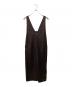 kha:ki（カーキ）の古着「“V/N JUMPER DRESS”」｜ブラウン