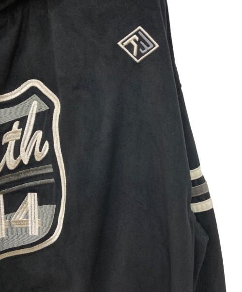 BREATH（ブレス）BREATH (ブレス) VELOUR ZIP UP HOODIE ブラック サイズ:Ｌの古着・服飾アイテム