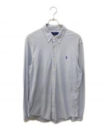 POLO RALPH LAUREN（ポロ・ラルフローレン）の古着「ボタンダウンシャツ」｜ブルー