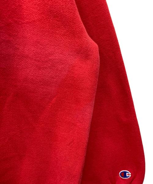 Champion（チャンピオン）Champion (チャンピオン) 刺繍スウェット レッド サイズ:XLの古着・服飾アイテム