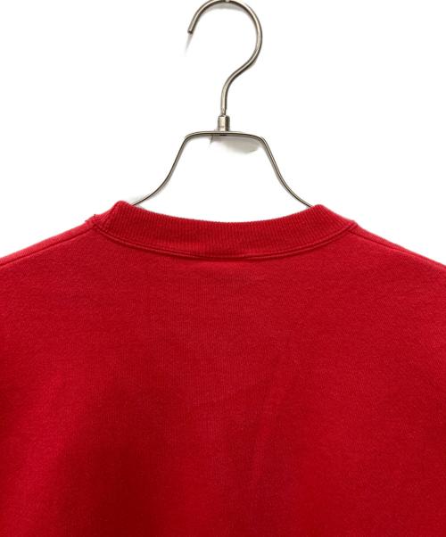 Champion（チャンピオン）Champion (チャンピオン) 刺繍スウェット レッド サイズ:XLの古着・服飾アイテム