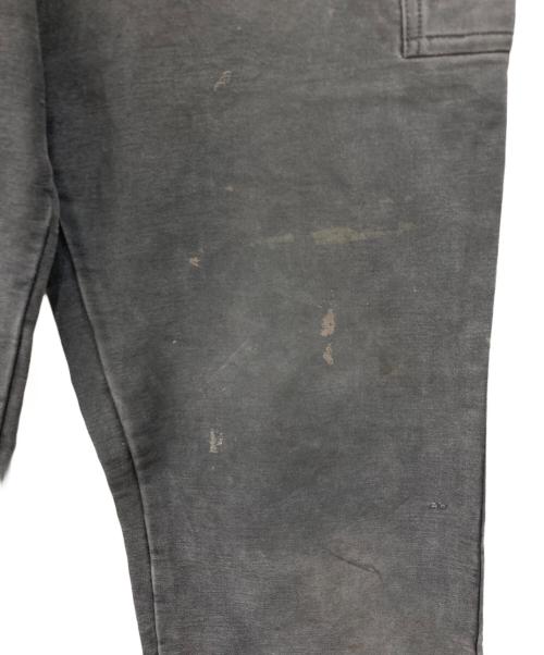 JOB（-）JOB (-) モールスキンジップパンツ グレー サイズ:不明の古着・服飾アイテム