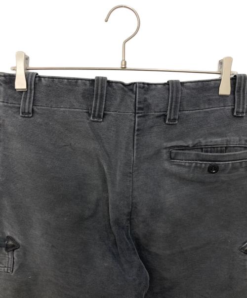 JOB（-）JOB (-) モールスキンジップパンツ グレー サイズ:不明の古着・服飾アイテム