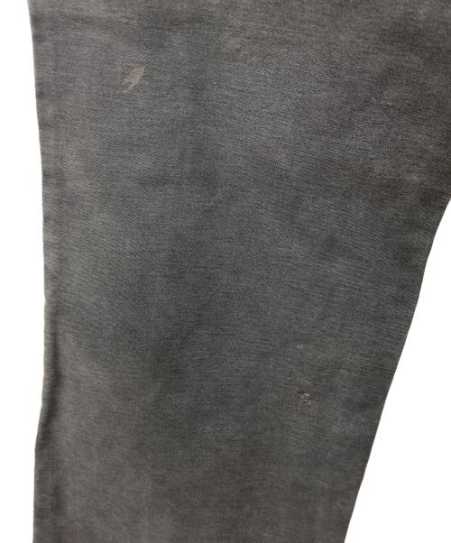 JOB（-）JOB (-) モールスキンジップパンツ グレー サイズ:不明の古着・服飾アイテム