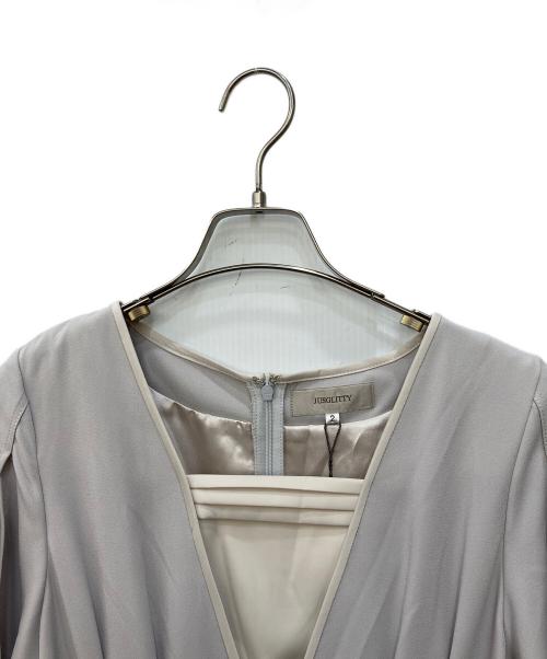 JUSGLITTY（ジャスグリッティー）JUSGLITTY (ジャスグリッティー) 切替ワンピース ベージュ サイズ:M 未使用品の古着・服飾アイテム