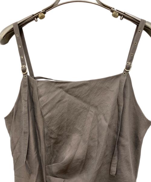 Mystrada（マイストラーダ）Mystrada (マイストラーダ) シアーキャミワンピース ブラウン サイズ:M 未使用品の古着・服飾アイテム