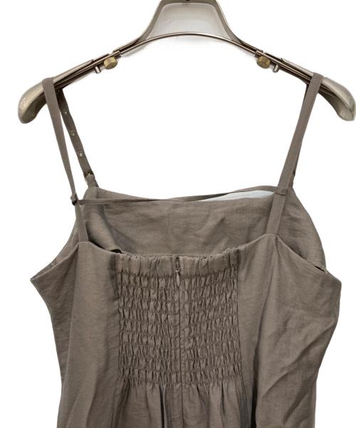 Mystrada（マイストラーダ）Mystrada (マイストラーダ) シアーキャミワンピース ブラウン サイズ:M 未使用品の古着・服飾アイテム